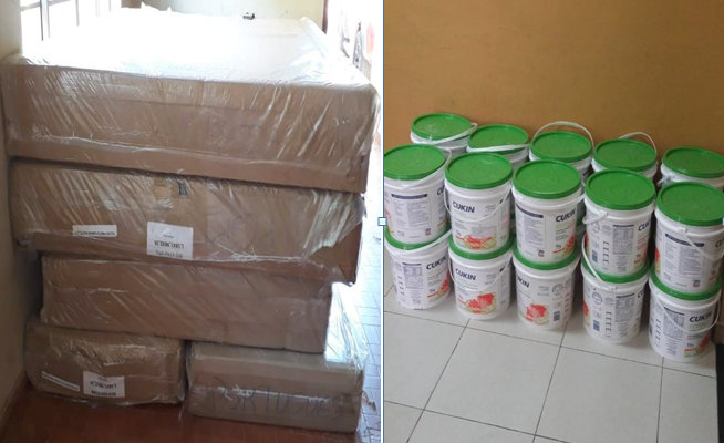 Retienen 300 kilos de margarina en Villa Florida y colchones en Chirigüelo