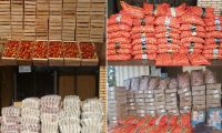 DETAVE decomisó 8.300 kilos de tomate, 26.070 kilos de cebolla, 1.800 kilos de pollo y 1.500 kilos de azúcar, entre otros productos, en la semana anterior