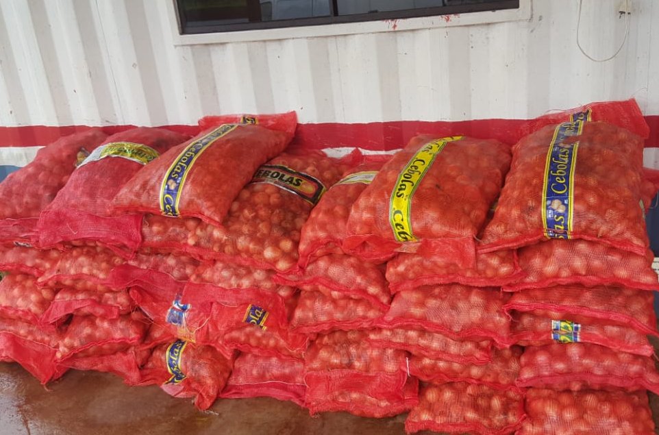 Mil kilos de cebolla decomisan en el puesto del Kilómetro 49 del Este
