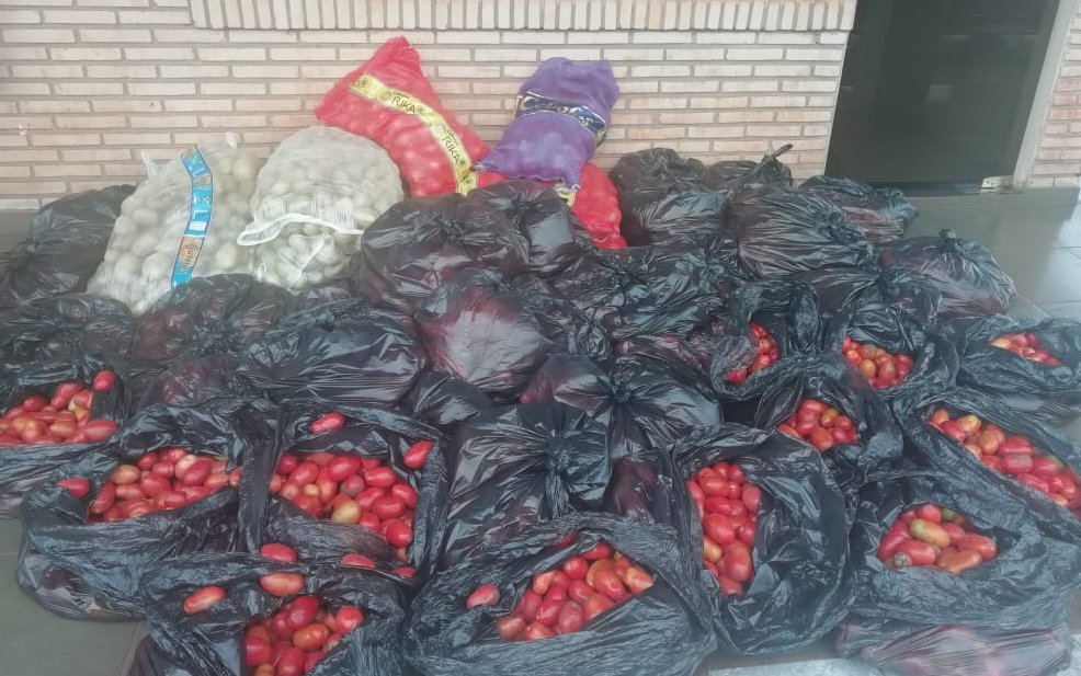 Mil kilos de tomate, 250 kilos de papa y 200 kilos de cebolla decomisan en Tavap