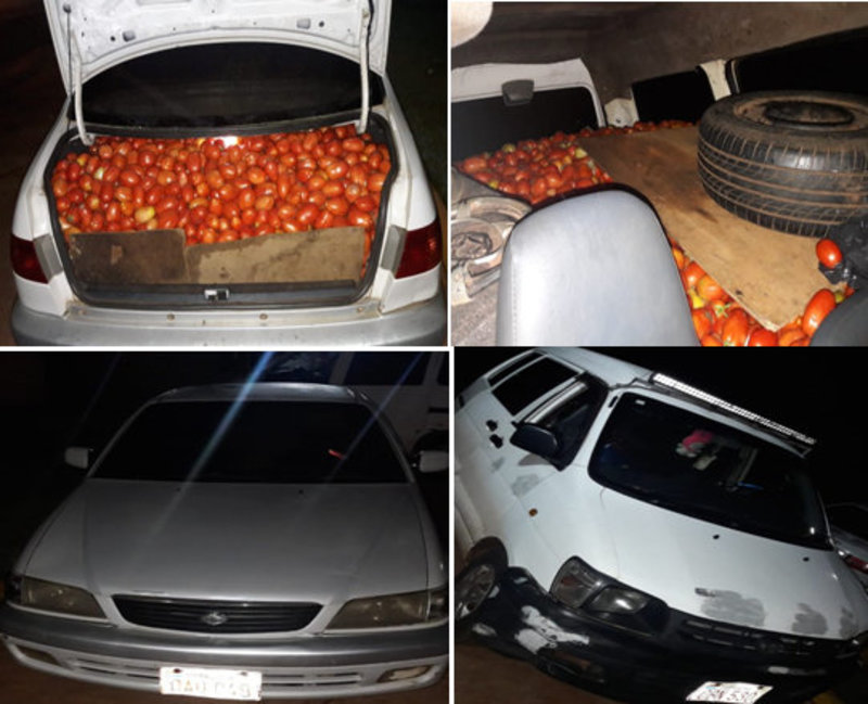 Retienen 2.500 kilos de tomate en el puesto aduanero de Hernandarias