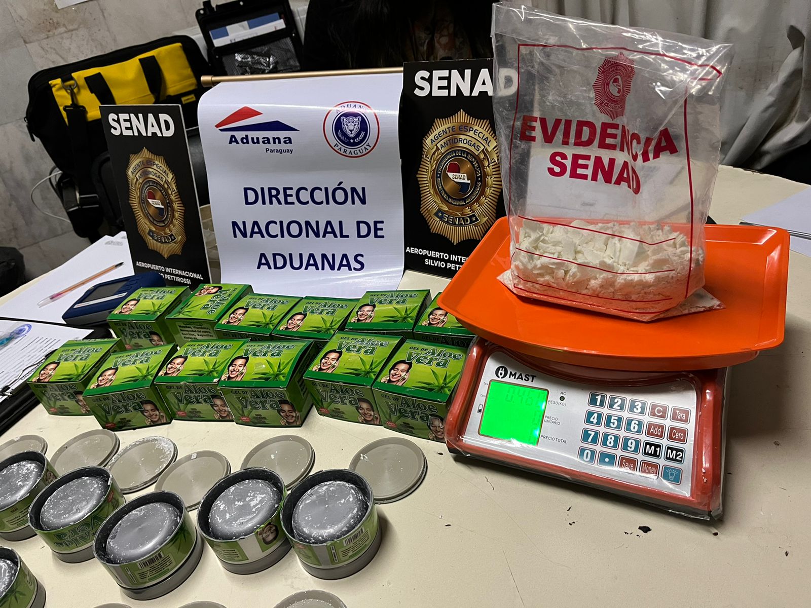 Caen 460 gramos de cocaína y 1 kilo de marihuana en el aeropuerto Silvio Pettirossi