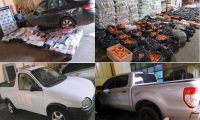 Aduana del Este decomisó vehículos, productos frutihortícolas, pollo, prendas de vestir, calzados, cosméticos y combustible