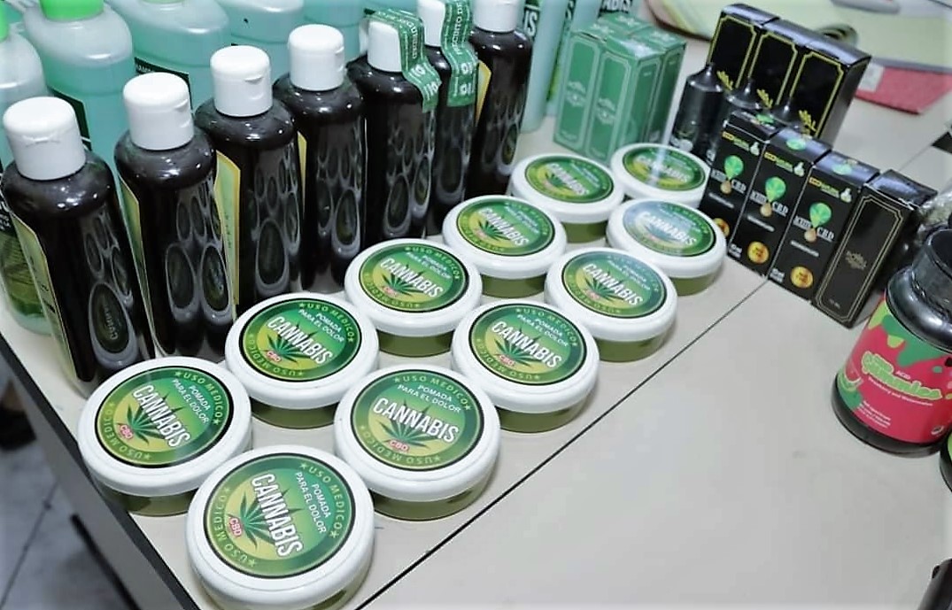 Operativo conjunto decomisó productos elaborados en base a cannabis