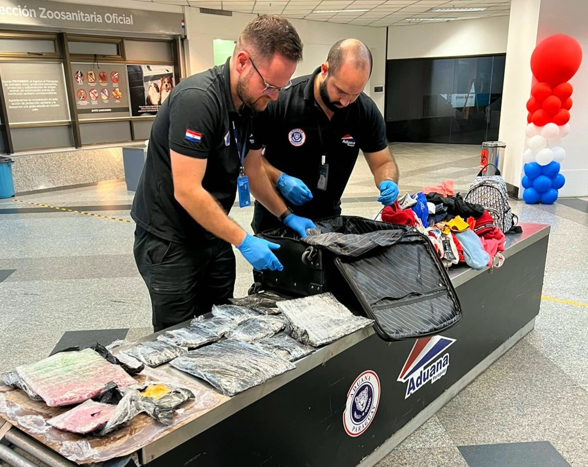 Escáner de la DNA detectó droga en una maleta en el Aeropuerto Silvio Pettirossi