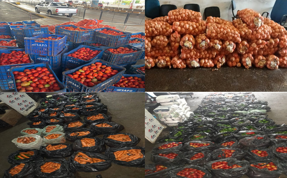 En un solo día la DNIT incautó 5.260 kilos de frutihortícolas en Ciudad del Este